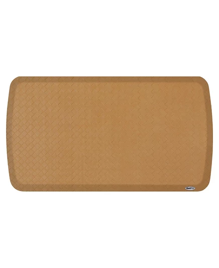 Кухонный коврик GelPro Elite Basketweave Gel Plus Foam Премиум-класса, устойчивый к усталости, 20 x 36 дюймов, коричневый / бежевый