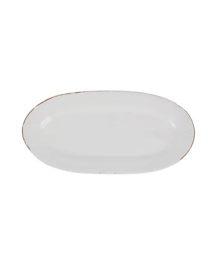 Овальное сервировочное блюдо Vietri Cucina Fresca 41 см, белое