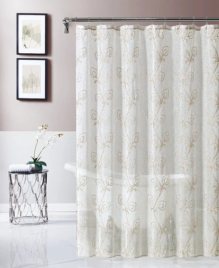 Шторка для душа Dainty Home Stella, льняная