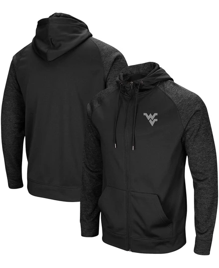 Мужское худи Colosseum West Virginia Mountaineers Blackout 3.0, черное