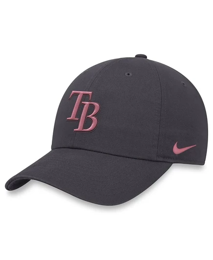Мужская кепка Nike Tampa Bay Rays Club регулируемая, серая