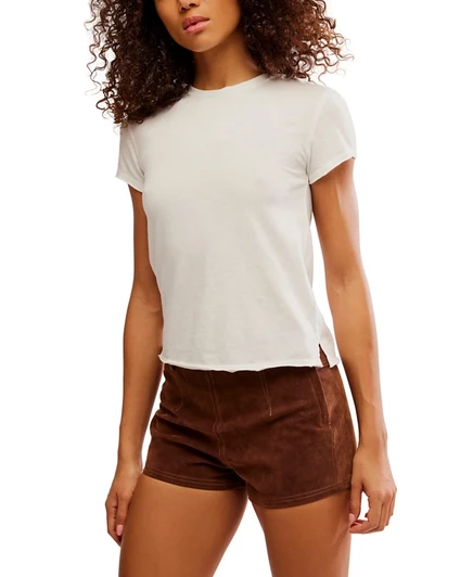 Женская футболка Free People Nova, слоновая кость
