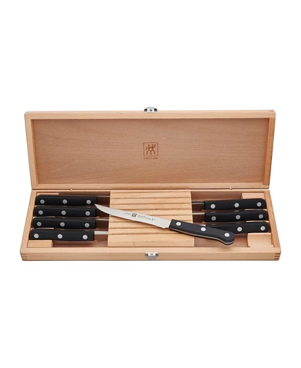 Ножи для стейка Zwilling TWIN Gourmet, набор из 8 предметов с заклепками