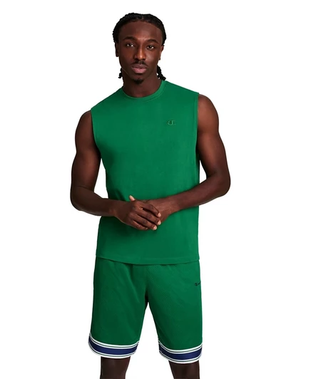 Мужская майка Champion из джерси, зеленая