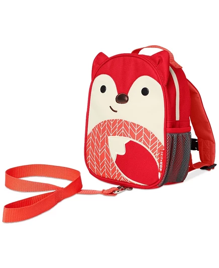 Детский рюкзак Skip Hop Zoo Mini с поводком, красный