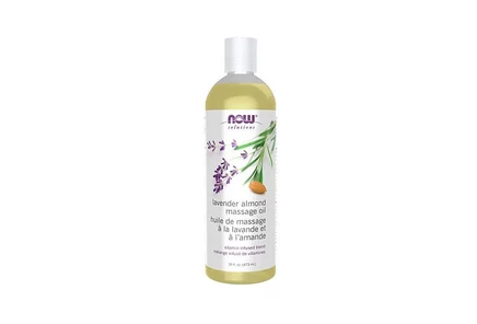 Масло для массажа NOW Foods Lavender Almond, 473 мл