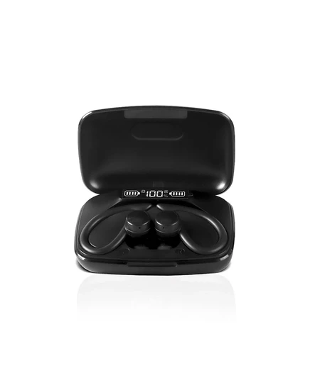 Беспроводные наушники RCA Wave-70 True с высоким разрешением звука и временем воспроизведения 20 часов, черные