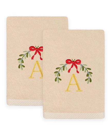 Комплект полотенец Linum Home Christmas 2 шт, бежевый