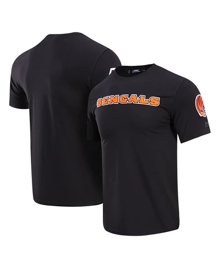 Мужская футболка Pro Standard Black Cincinnati Bengals Classic из синели черного цвета