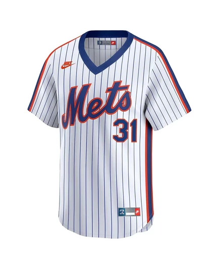 Мужская футболка Nike Mike Piazza White New York Mets из коллекции Throwback Cooperstown Collection Limited white