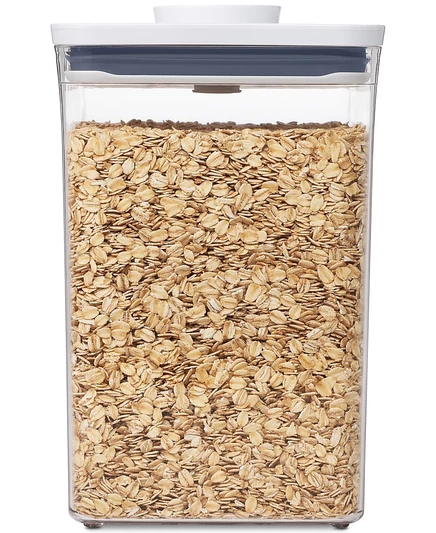 Контейнер для продуктов OXO POP квадратный 4,2 л, прозрачный