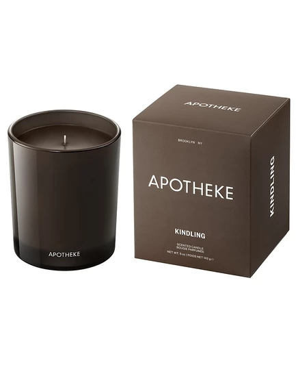 Миниатюрная ароматическая свеча APOTHEKE Kindling, 5 унций. белый