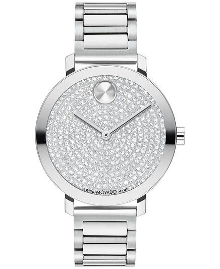Женские часы movado bold evolution 2.0, серебристые, 34 мм