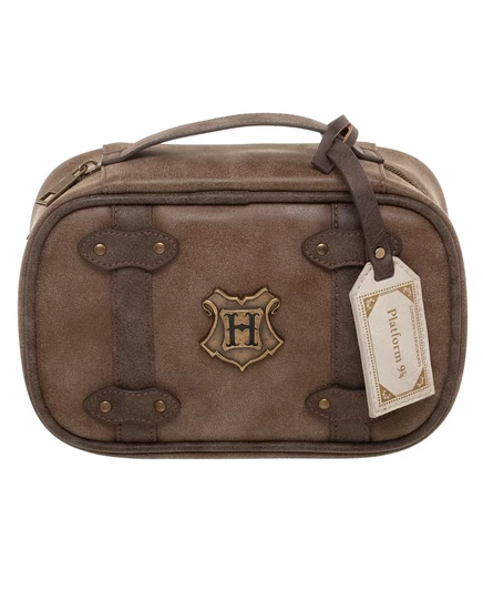 Женская дорожная косметичка harry potter trunk, коричневая