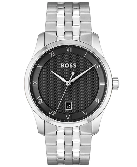 Мужские часы Hugo Boss Principle 41 мм кварцевые, серебристые