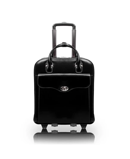 Женский портфель McKlein Melrose 15″ на колесах, черный