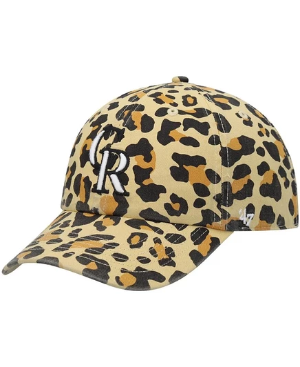 Женская кепка 47 Brand Bagheera Colorado Rockies бежевая