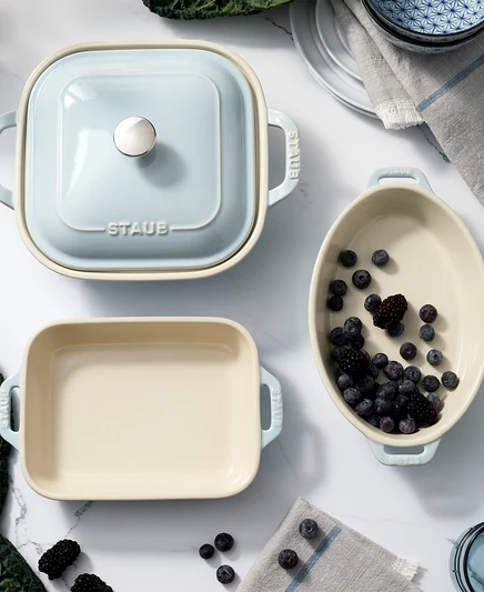 Набор керамических форм Staub 4 шт., синий