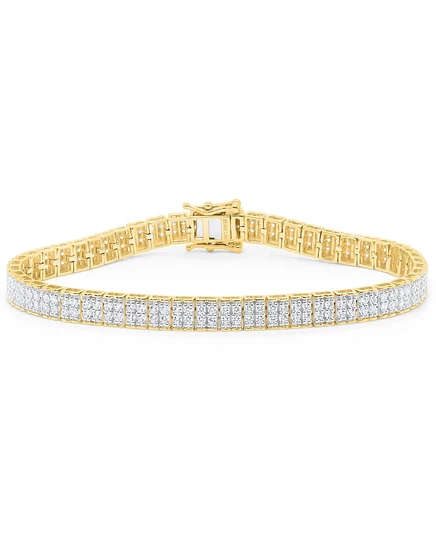 Браслет Forever Grown Diamonds 3,0 карат, позолоченный