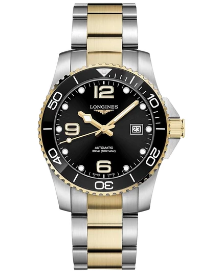 Мужские часы Longines HydroConquest автомат, 41 мм, черные