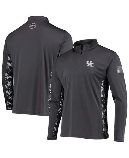 Мужская куртка Colosseum Kentucky Wildcats, серая