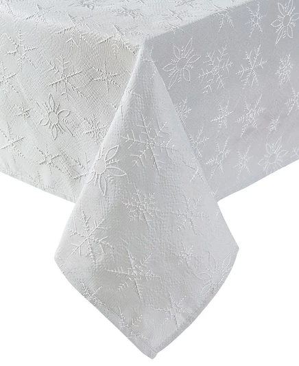 Скатерть Laura Ashley 60″ x 84″ с вышивкой, белая