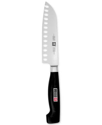 Нож Santoku Zwilling Four Star 14 см с канавками