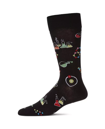  Мужские крутые носки Science Geek Novelty Crew от Science Geek black