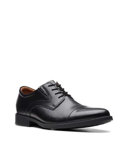 Мужские оксфорды Clarks Whiddon Cap-Toe, черные