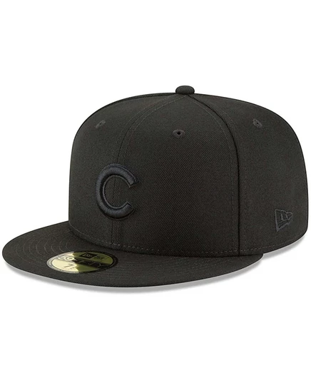 Мужская бейсболка New Era Chicago Cubs 59FIFTY, черная