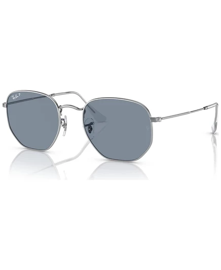 Унисекс солнечные очки Ray-Ban RB3548N поляриз., серебристые