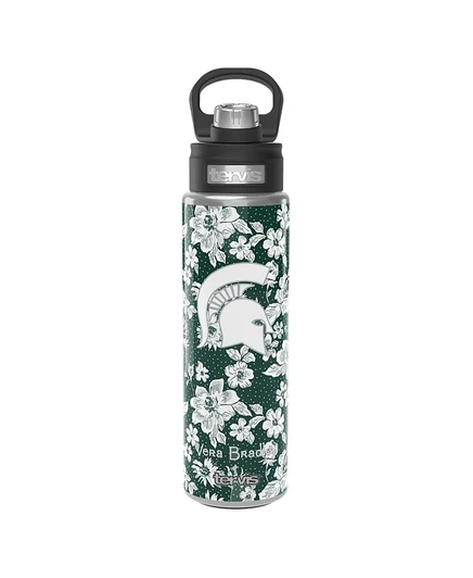 Термобутылка Vera Bradley x Tervis Michigan State 710 мл, зеленая