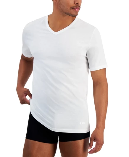 Мужские футболки Hugo Boss Authentic, 5 шт., белые