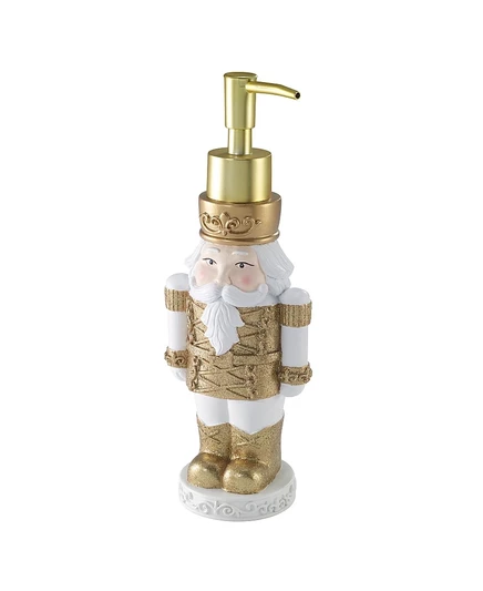 Дозатор для мыла Avanti Nutcracker из смолы, золотистый