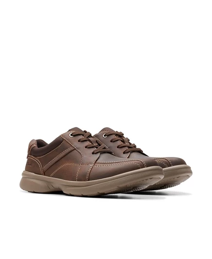 Мужские туфли Clarks Bradley Walk, кожаные, медовые
