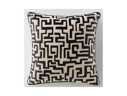 Подушка Z Gallerie Mod Maze Pillow черная