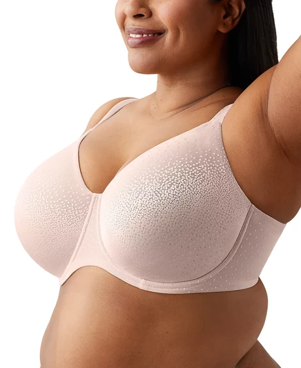 Бюстгальтер на косточках Wacoal Plus Size Back Appeal с чашечкой H-K 855403 rose dust