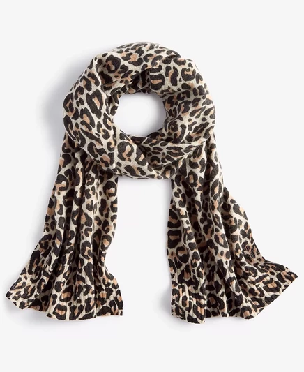 Кашемировый леопардовый шарф Charter Club, созданный специально для Macys soft black leopard