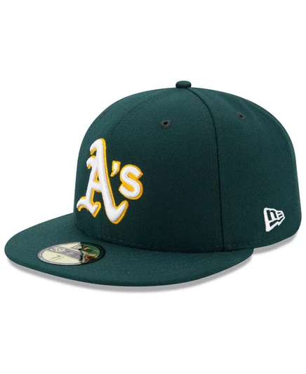 Унисекс бейсболка New Era 59FIFTY Oakland Athletics, зеленая