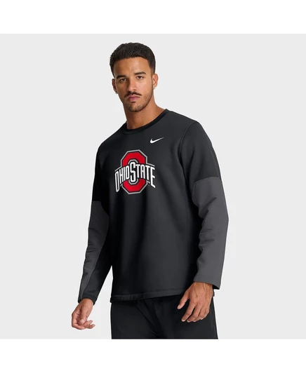 Мужская футболка с длинным рукавом Nike Ohio State Buckeyes 2025, черная