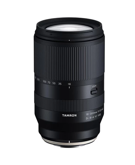 Объектив Tamron 18-300 мм f/3.5-6.3 Di III-A VC VXD для Fuji X, черный