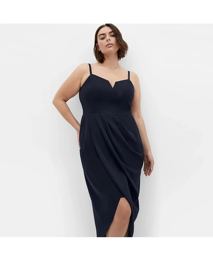 Женское платье City Chic Sassy V, темно-синее