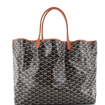 Женская сумка Goyard Saint Louis GM шоппер, черная