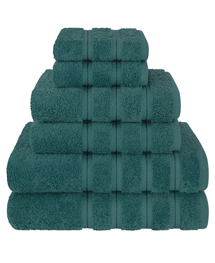 Набор полотенец American Soft Linen Edison, 6 шт., синий