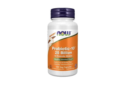 Пробиотик Now Foods-10,100 капсул без цвета