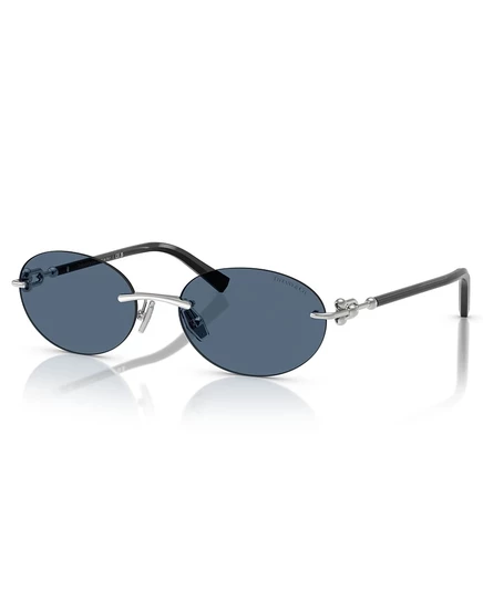 Унисекс солнечные очки Tiffany & Co. TF3104D, серебристые