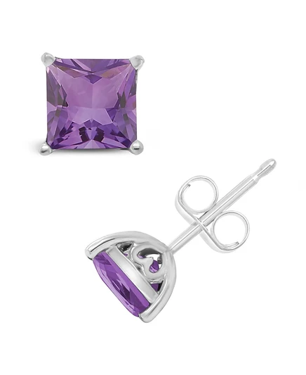 Женские серьги-пусеты Macy's, аметист