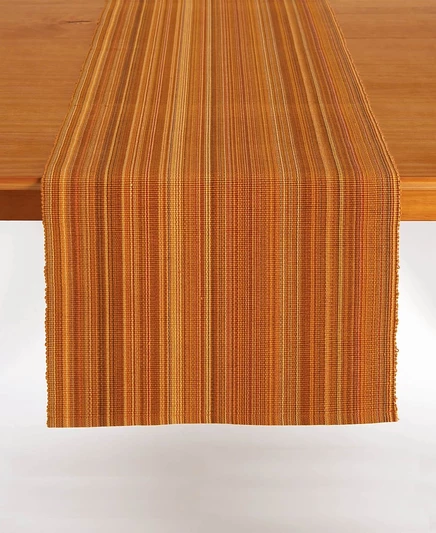 Дорожка на стол Tableau Hampton Stripe 183×36 см, оранжевая