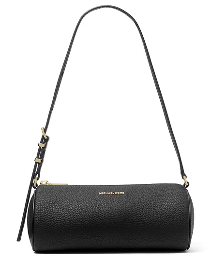 Сумка-мешочек MICHAEL Michael Kors Izzy Small Barrel черного цвета