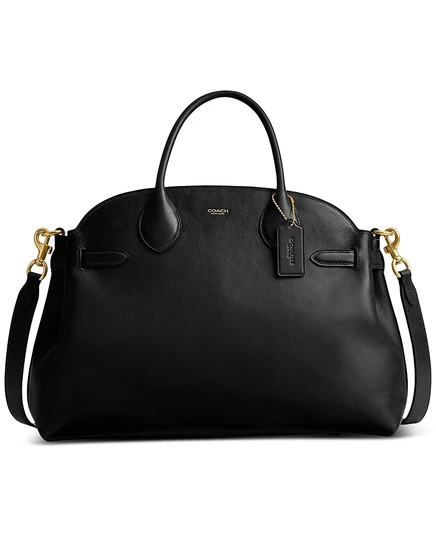 Женская сумка Coach Empire Large Soft Leather, черная